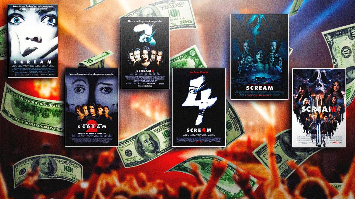 Scream movie posters with money on thumbnail.