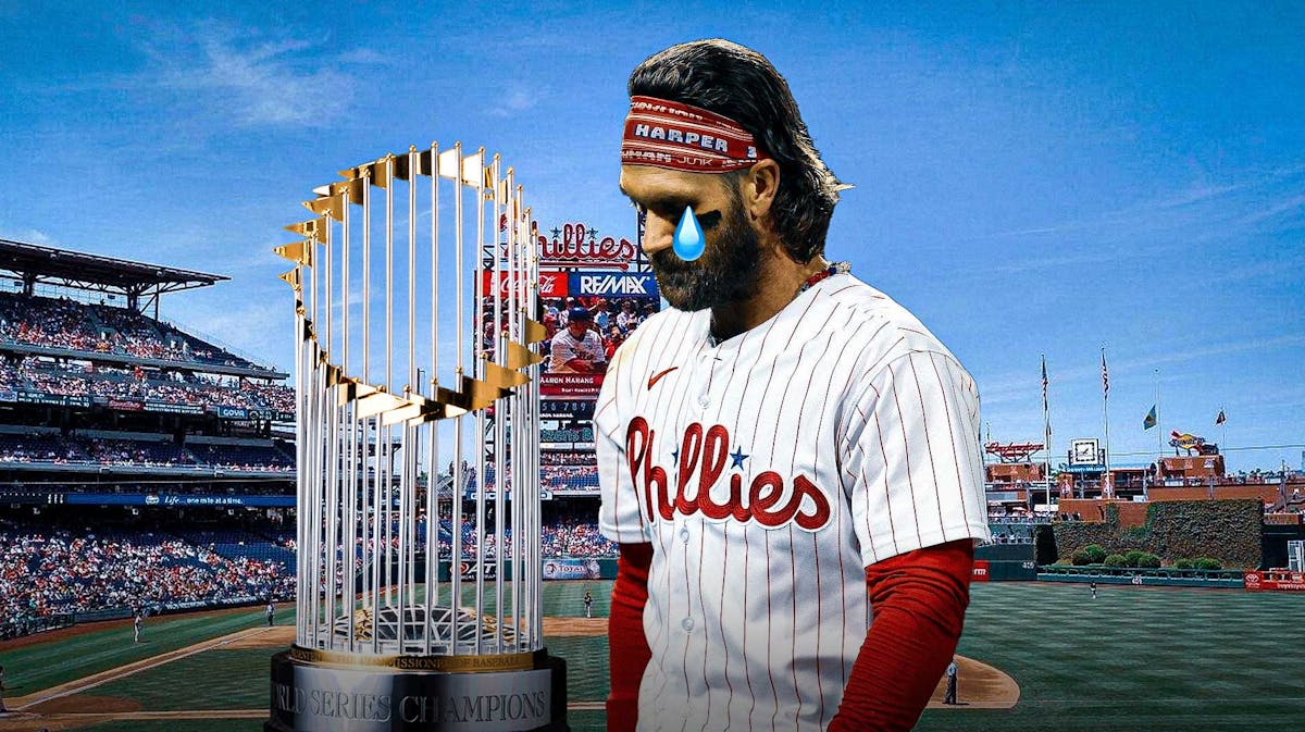 As Torey Lovullo and the Diamondbacks celebrate their NLCS win Bryce Harper and the Phillies were left to face disappointment