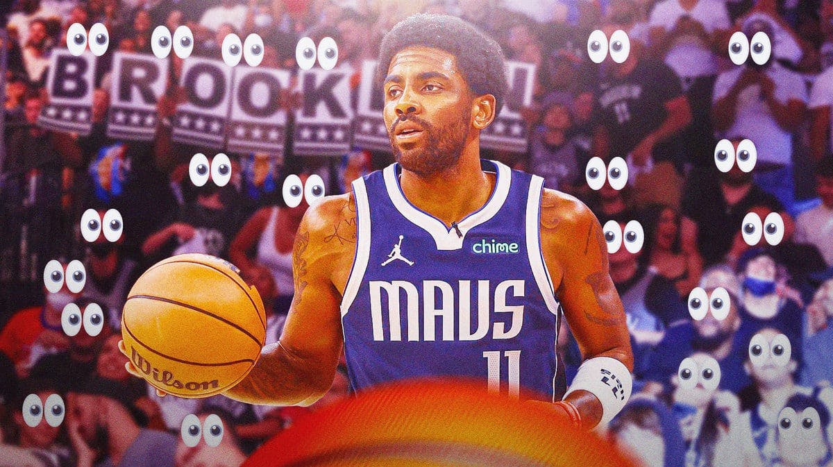 Kyrie Irving explained his decision to bolt for the Mavs to the Nets faithful