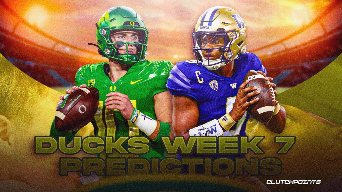 Oregon football, Oregon football Week 7, Oregon football Week 7 predictions, Washington football, Oregon Washington