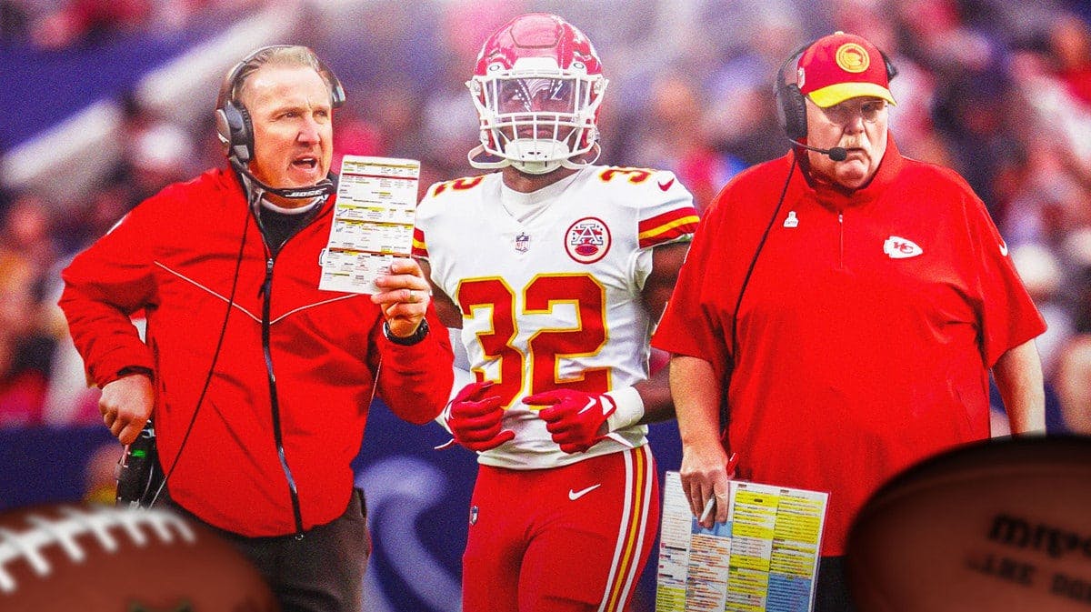 Chiefs HC Andy Reid looking at LB Nick Bolton who will miss time with an injury.