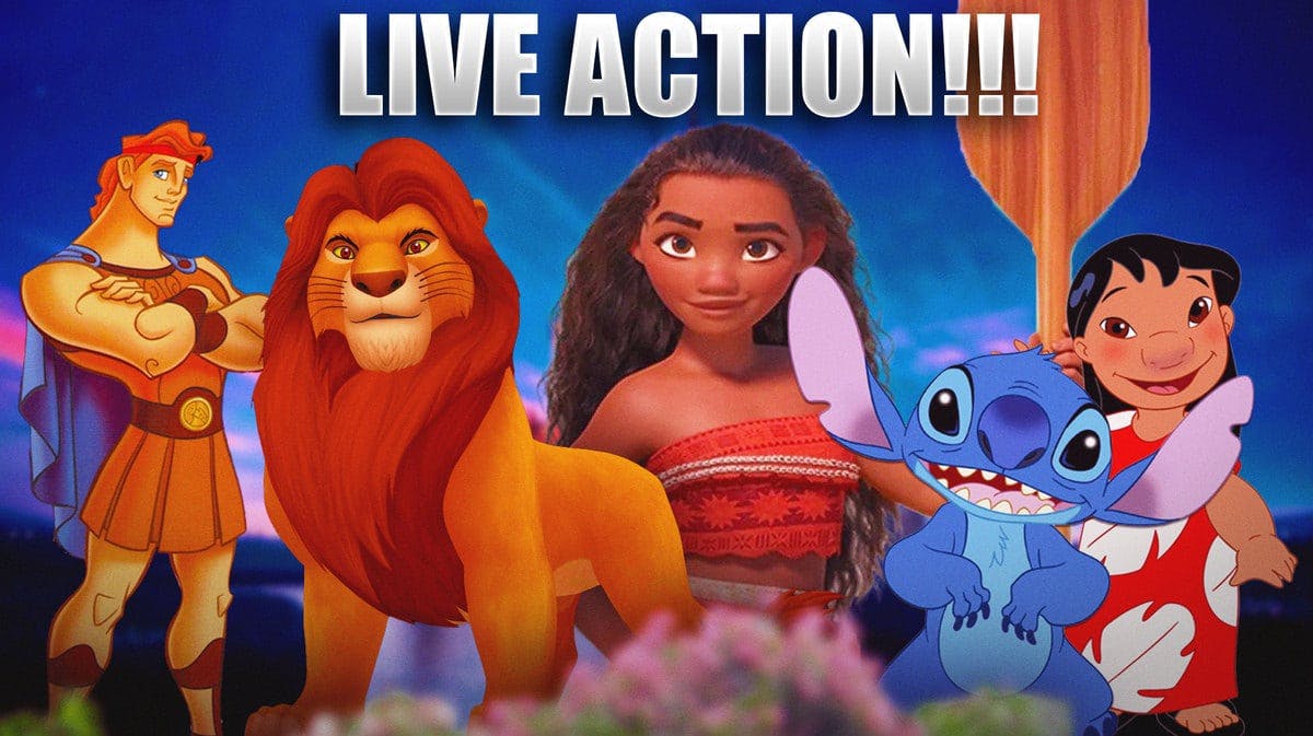 Disney live action, Snow White live action, Lilo & Stitch live action, Hercules live action, Moana live action