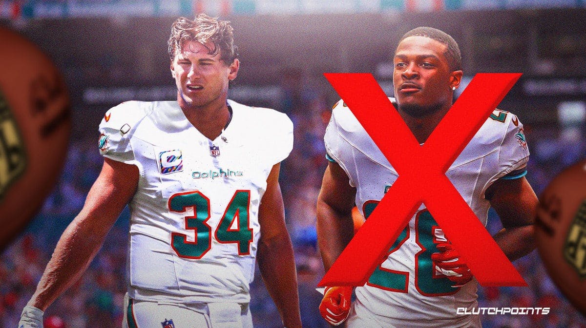 Dolphins, Jake Funk, De'Von Achane, NFL injury