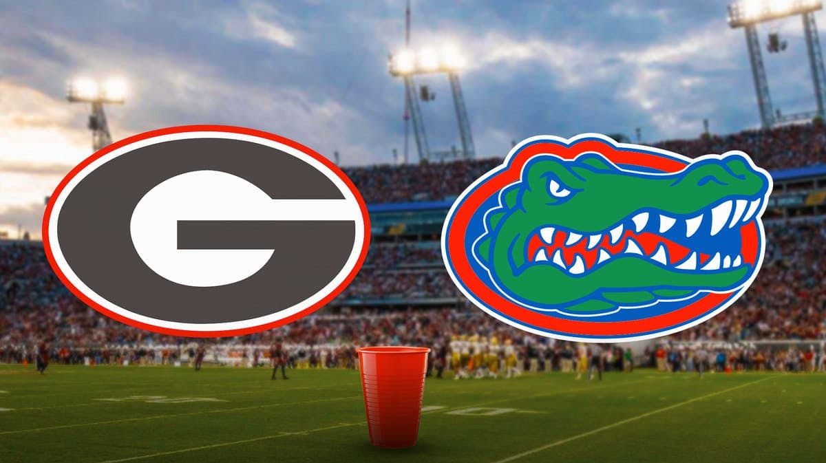 Georgia football versus Florida football in World's Largest Cocktail Party