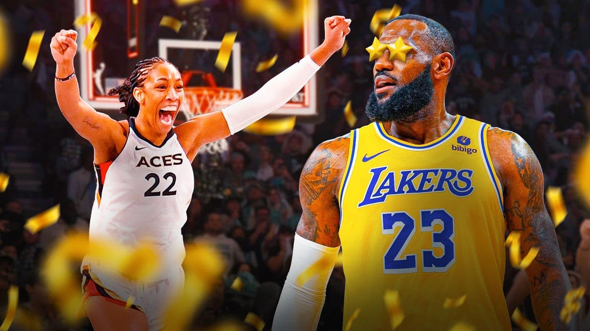LeBron James sends congratulations to A'ja Wilson after Aces win WNBA title