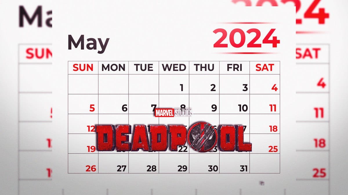 MCU Deadpool 3 May 2024 release.