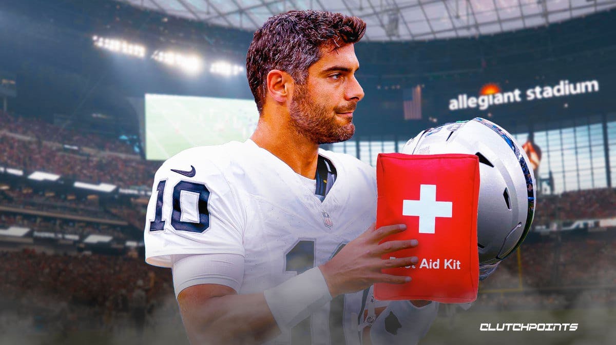 Jimmy Garoppolo, Jimmy Garoppolo injury, Jimmy Garoppolo concussion, Raiders, Packers, NFL Injury