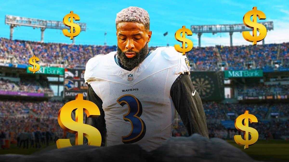 Odell Beckham Jr. stands in disappointment after being fined from the NFL, Week 6 Ravens vs. Titans skirmish, Lions in Week 7