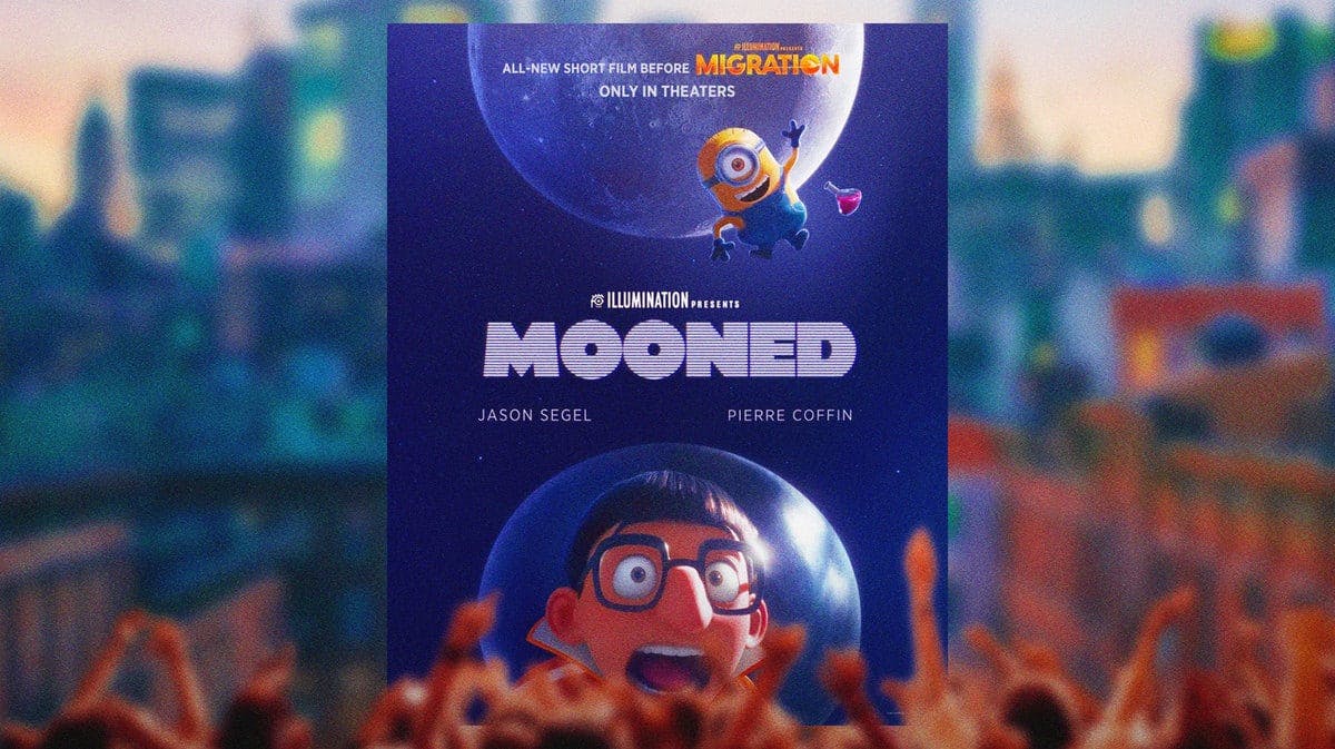 A movie poster for Mooned that features Vector.