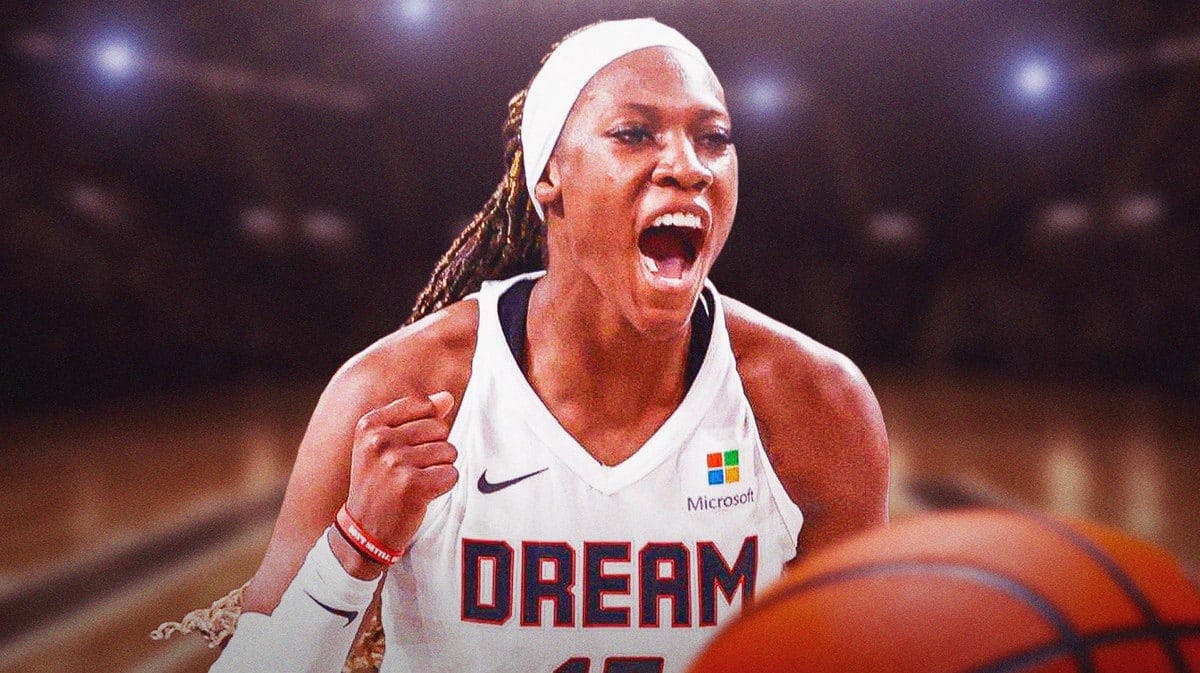 Atlanta Dream player Rhyne Howard, who is coaching at the University of Florida in the off season