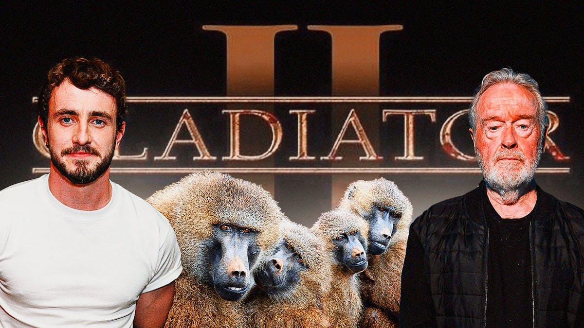 Gladiator 2 features wild baboon-Paul Mescal sequence, says Ridley Scott
