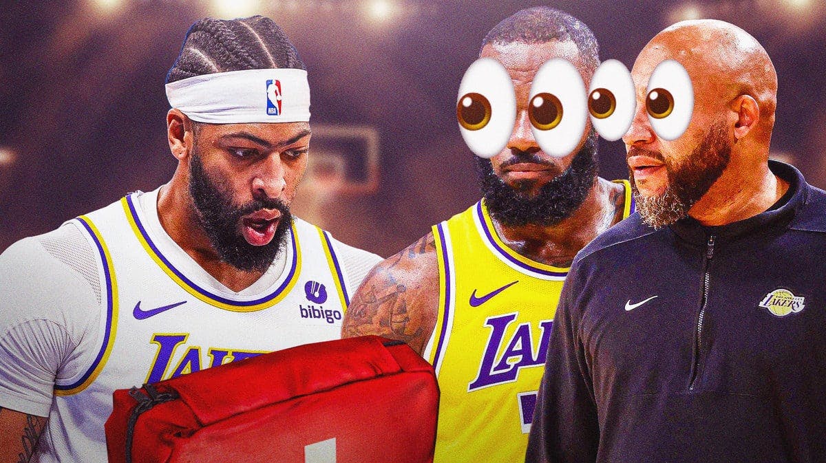 Anthony Davis will hopefully be able to return to action for the Lakers in their next game against the Suns