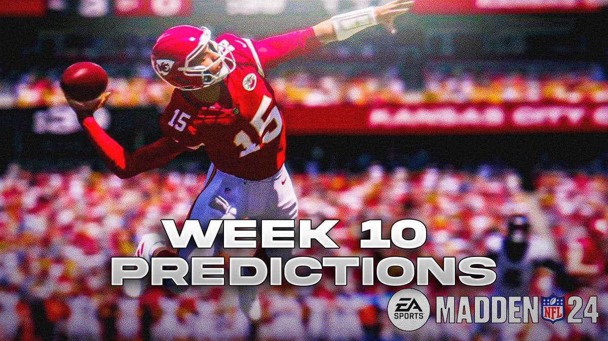 Madden 24 Simulates NFL Games - Week 10 Predictions