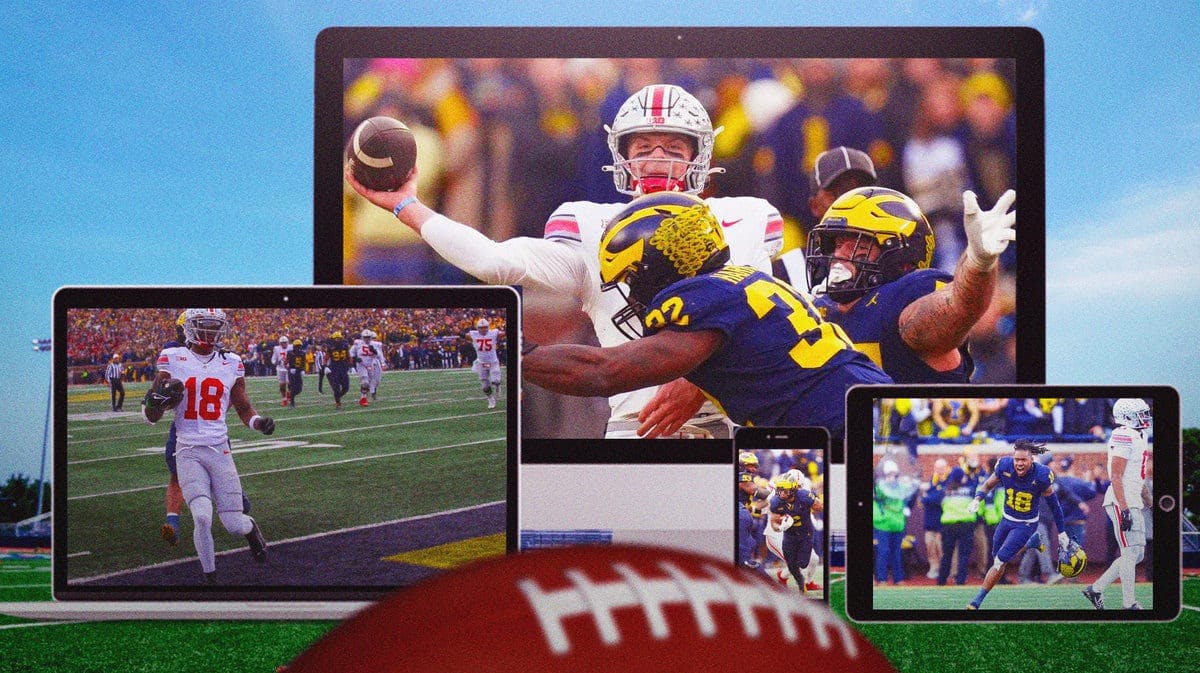 Fans were tuning in to watch The Game between Michigan and Ohio State