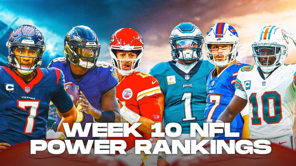 Our NFL Power Rankings are back after a hectic week of action in Week 10 that saw the Eagles and Ravens emerge as big winners
