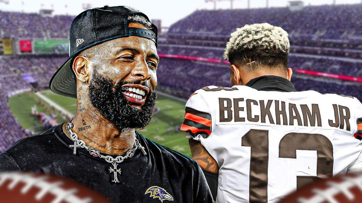 Odell Beckham, now a member of the Baltimore Ravens, and a former Cleveland Brown
