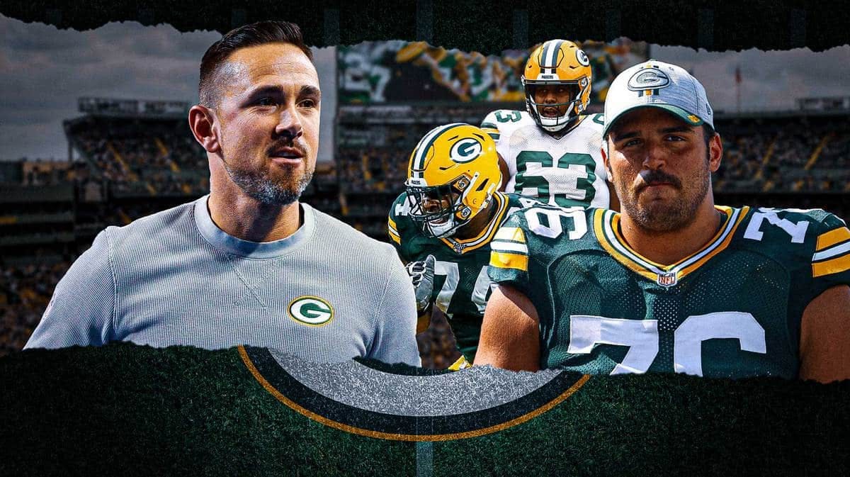 Packers coach Matt LaFleur lauded his team's offensive line after beating the Lions