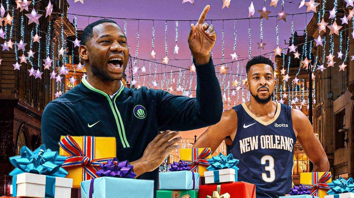 Willie Green and CJ McCollum Unboxing presents