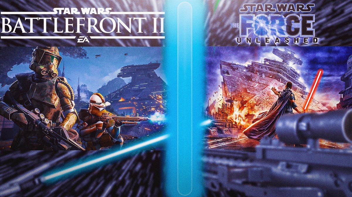 Star Wars Battlefront II and Star Wars the Force Unleashed