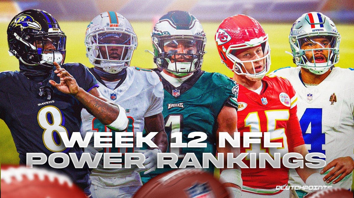 nfl power rankings, week 12