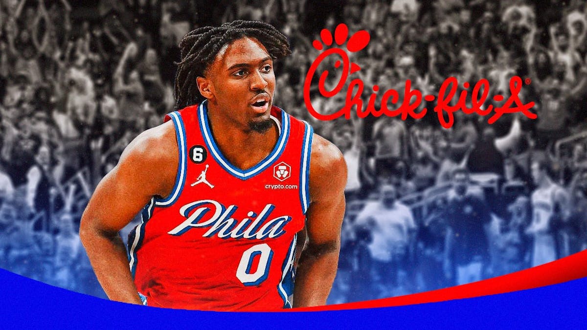 Joel Embiid, Sixers, Pacers, Chick-Fil-A, Tyrese Maxey