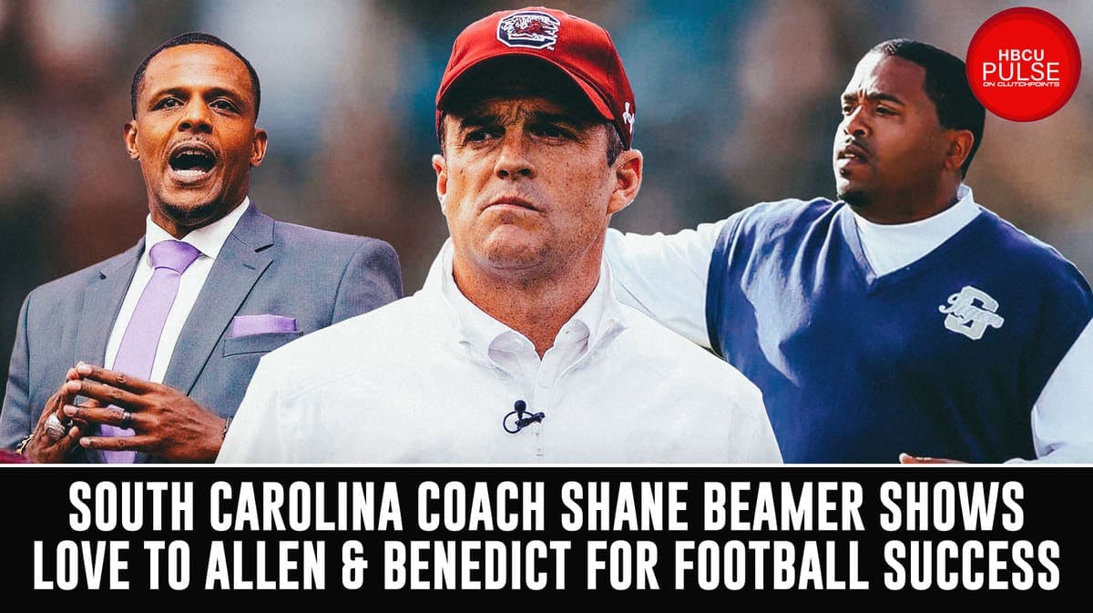 South Carolina head football coach Shane Beamer took some time out of his most recent press conference to show love to Benedict & Allen.