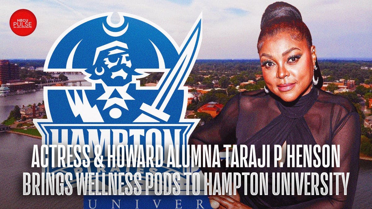 Taraji P. Henson and her foundation teamed up with Hampton University to bring the She Care Wellness Pods to the university