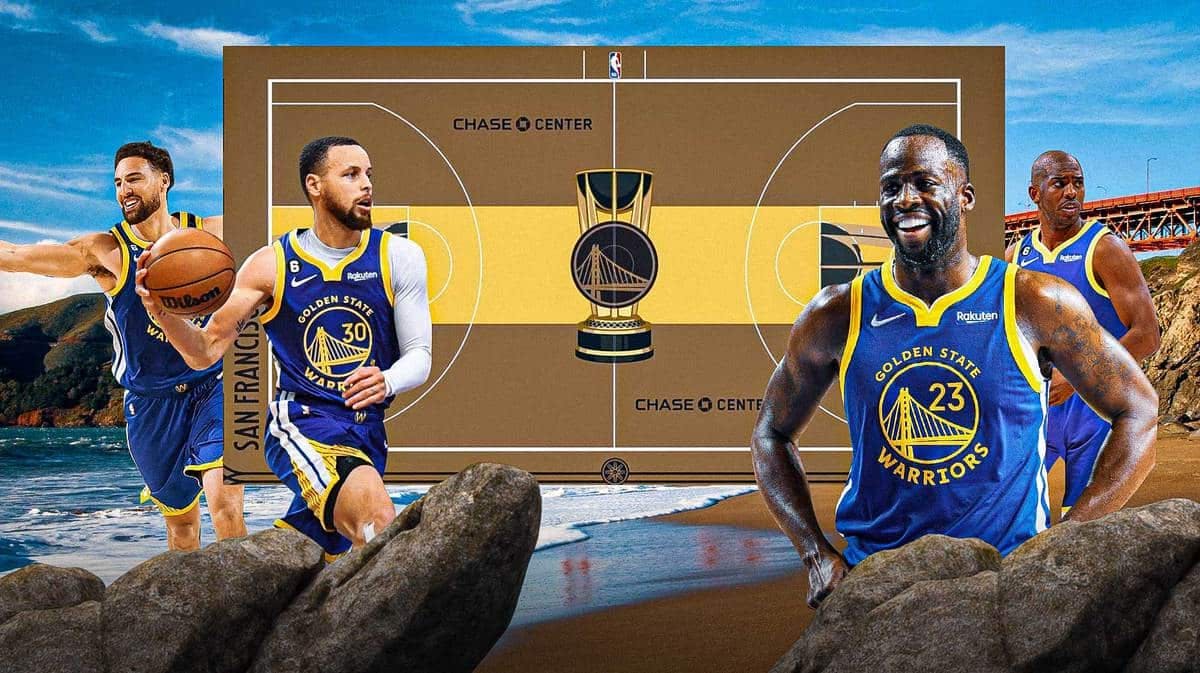 Steph Curry, Draymond Green and the Warriors tipoff in-season tournament action on Friday