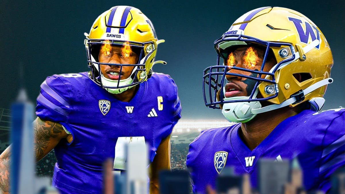 Washington football’s Michael Penix Jr. and Dillon Johnson with fire in their eyes