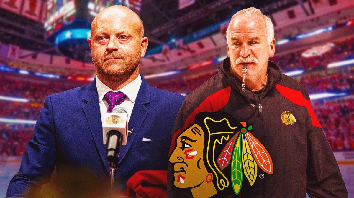 Former Chicago Blackhawks general manager Stan Bowman and former head coach Joel Quenneville, two faces at the center of the Kyle Beach sexual assault scandal that emerged in 2021.