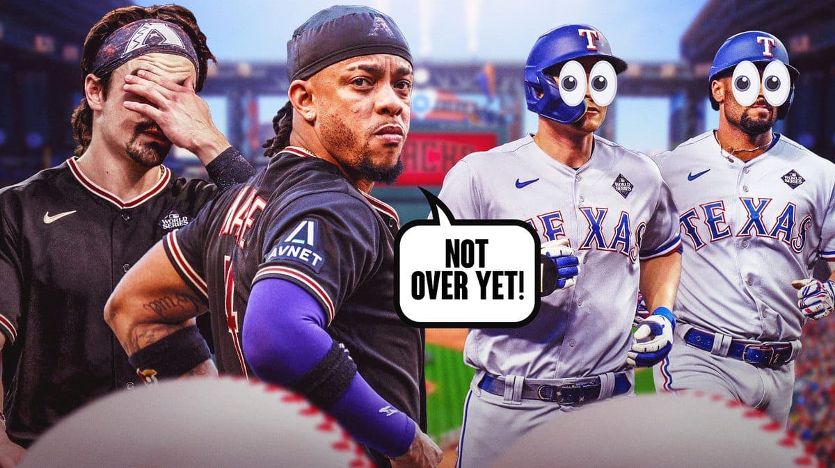 The Diamondbacks are letting the Rangers know they aren't going down without a fight in the World Series