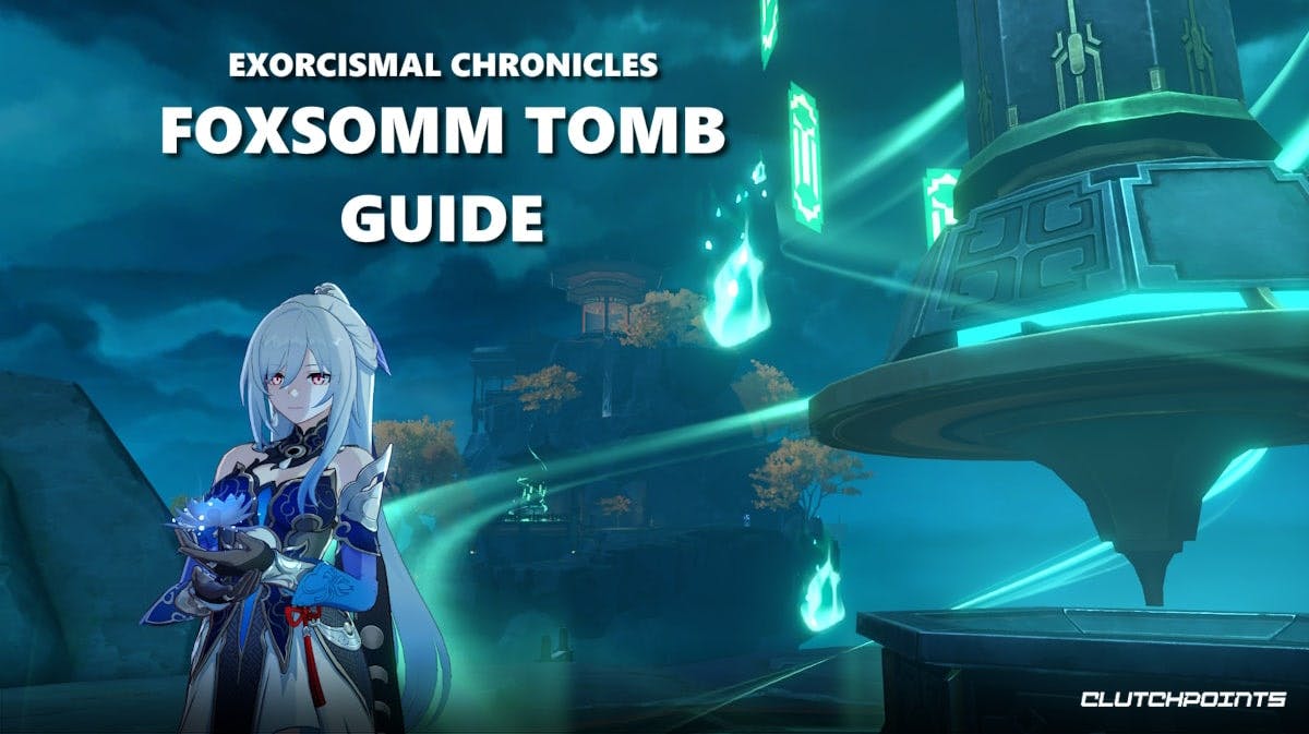 foxsomm tomb guide, exorcismal chronicles, hsr, hsr event, a screenshot from Honkai Star Rail with the words Exorcismal Chronicles Foxsomm Tomb Guide on it
