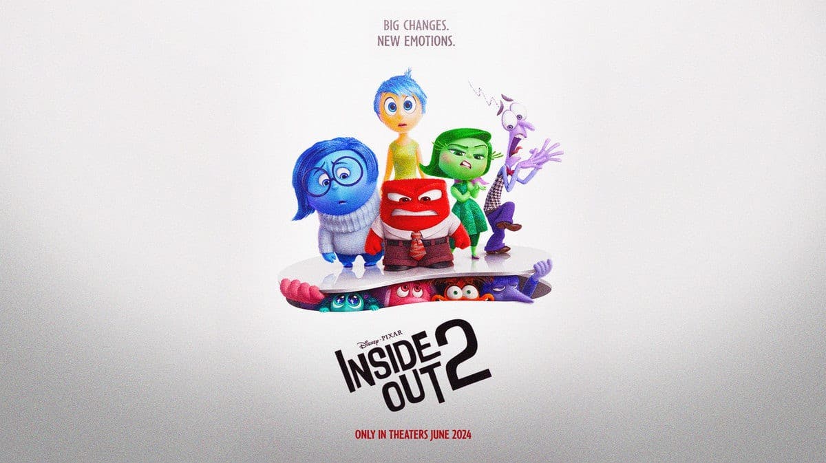The official movie poster for Inside Out 2