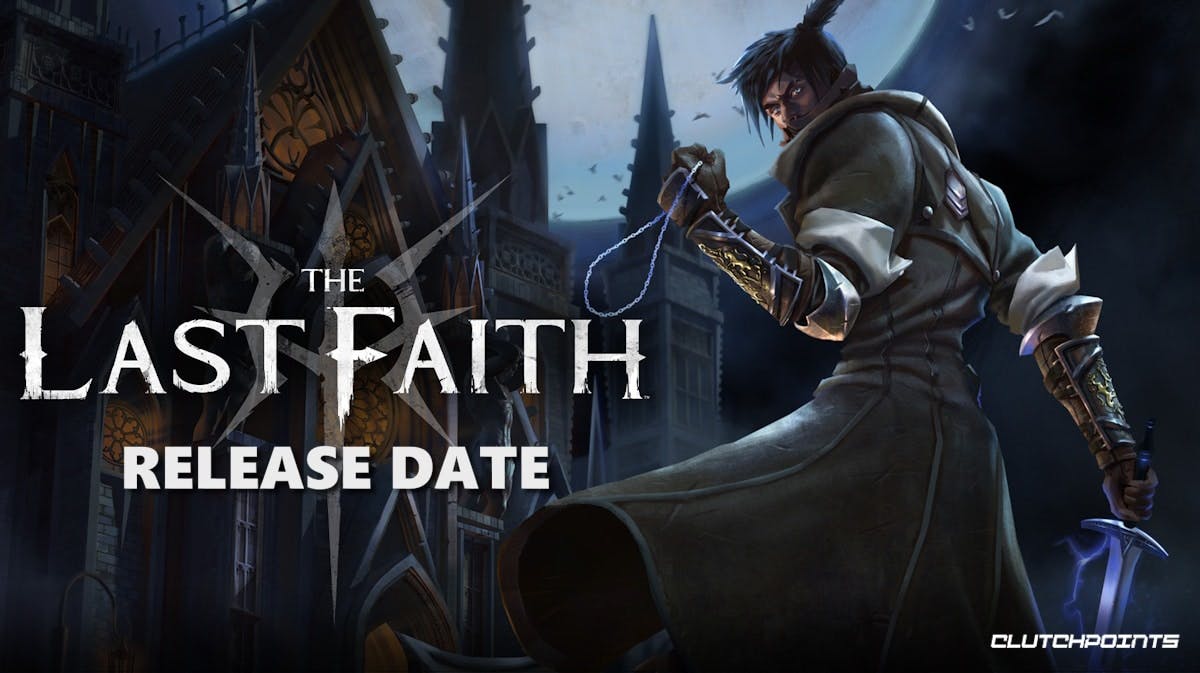 last faith, last faith release date, last faith gameplay, last faith story, last faith details, key art for The Last Faith with the words release date under the game title
