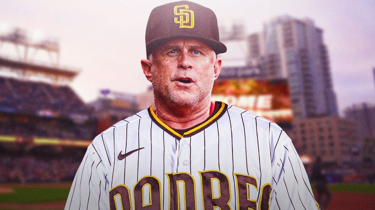 Phil Nevin in Padres gear at Petco Park