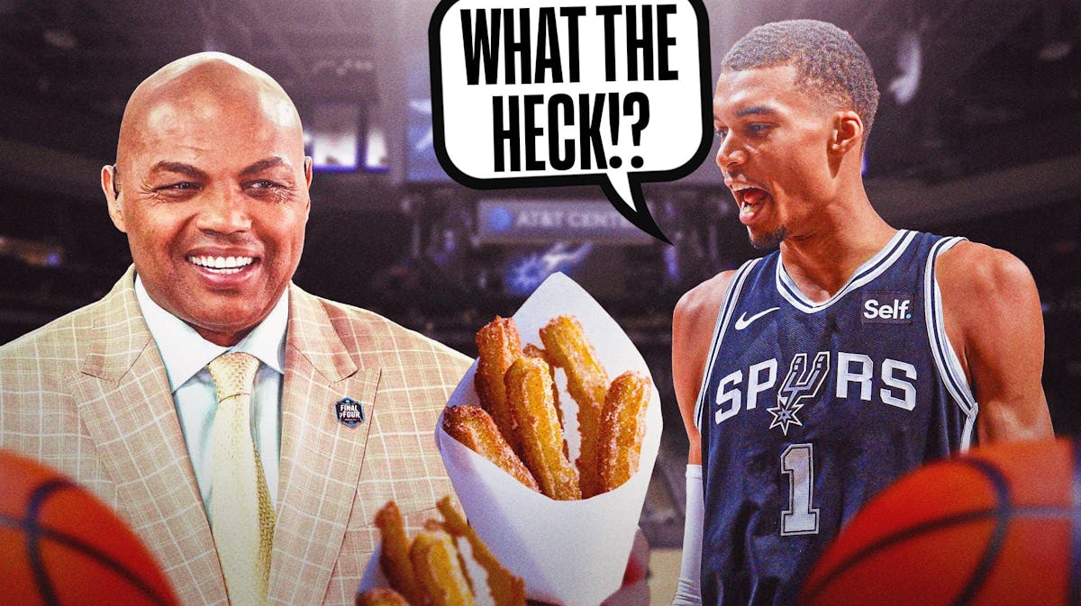 Charles Barkley caught Victor Wembanyama off guard with a question about churros after the Spurs big comeback win