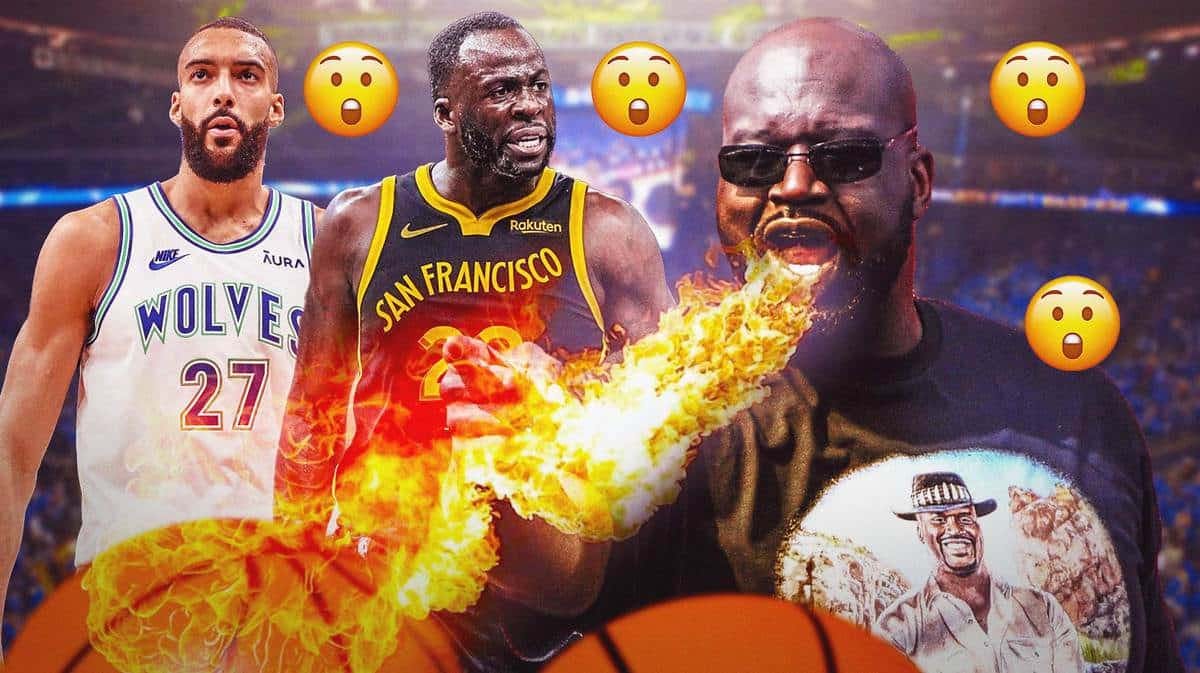 Shaquille O'Neal had quite a shocking take on Draymond Green's headlock of Rudy Gobert in Warriors contest against the Timberwolves
