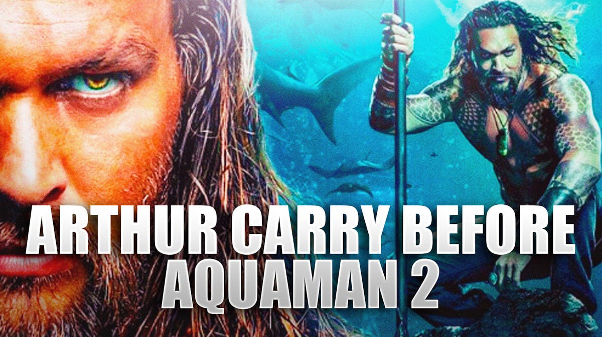 What was Jason Momoa's Arthur Curry doing before Aquaman 2?