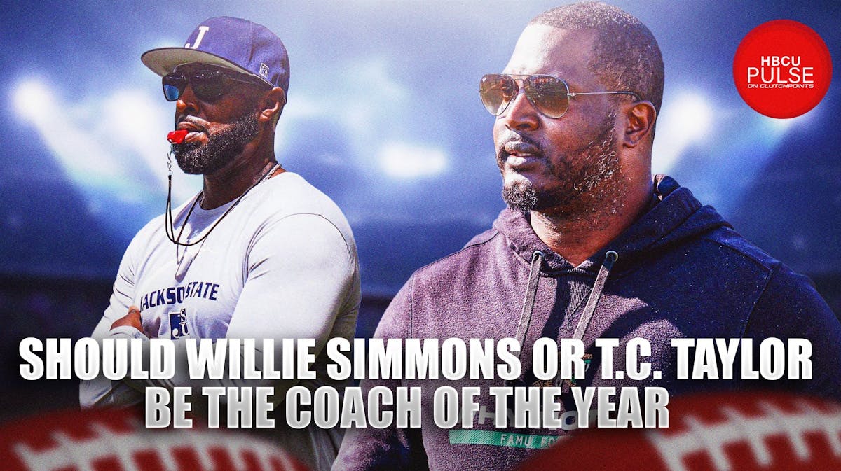 As the SWAC football regular season has concluded, a debate on if Willie Simmons or T.C. Taylor should win the coach of the year has started.