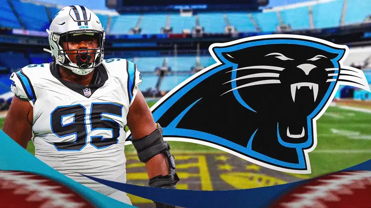 Derrick Brown had the perfect reaction to the Panthers shocking win over the Falcons