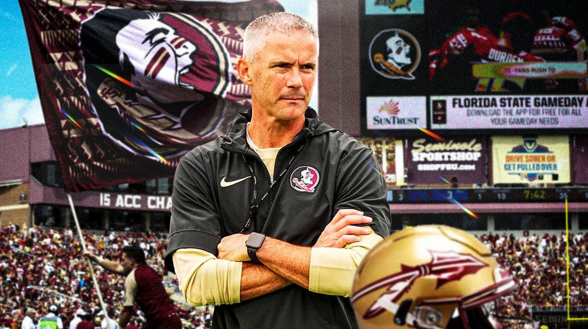 Florida State football head coach Mike Norvell