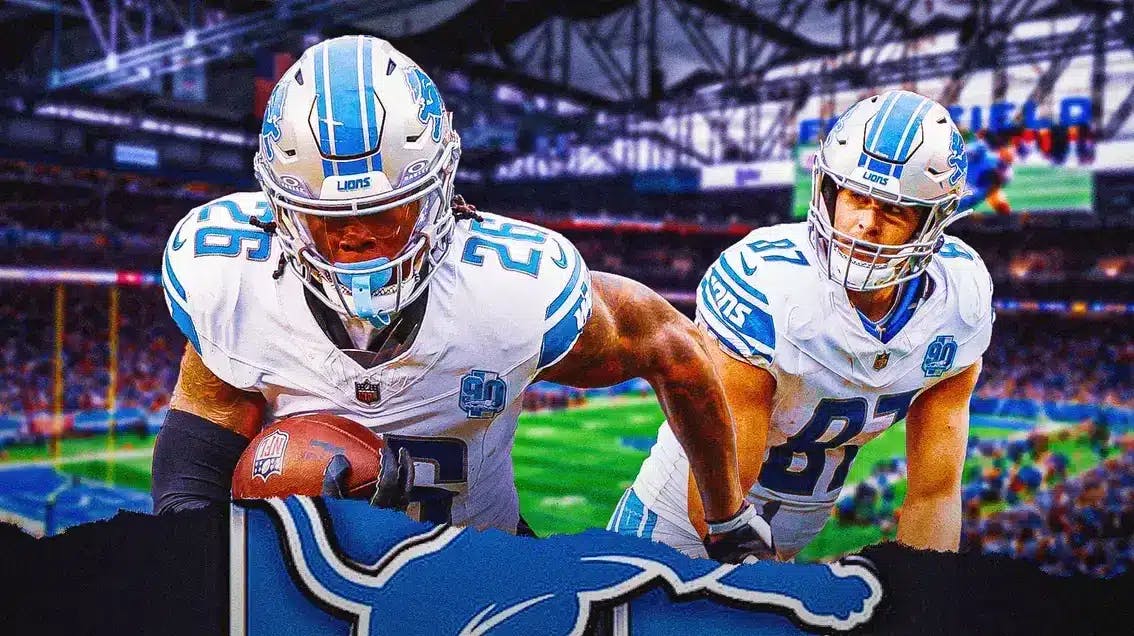 Jahmyr Gibbs and Sam LaPorta are an elite pair of rookies for the Lions