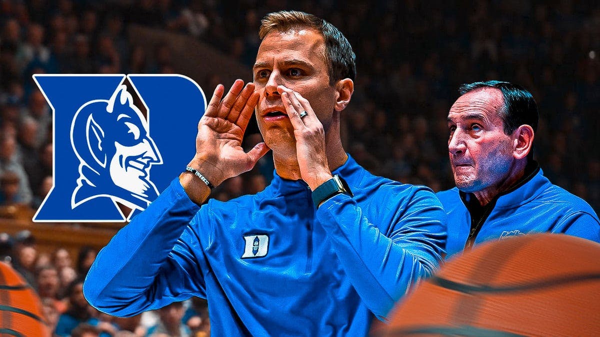 Duke basketball head coach Jon Scheyer explains his transition to the top of the bench