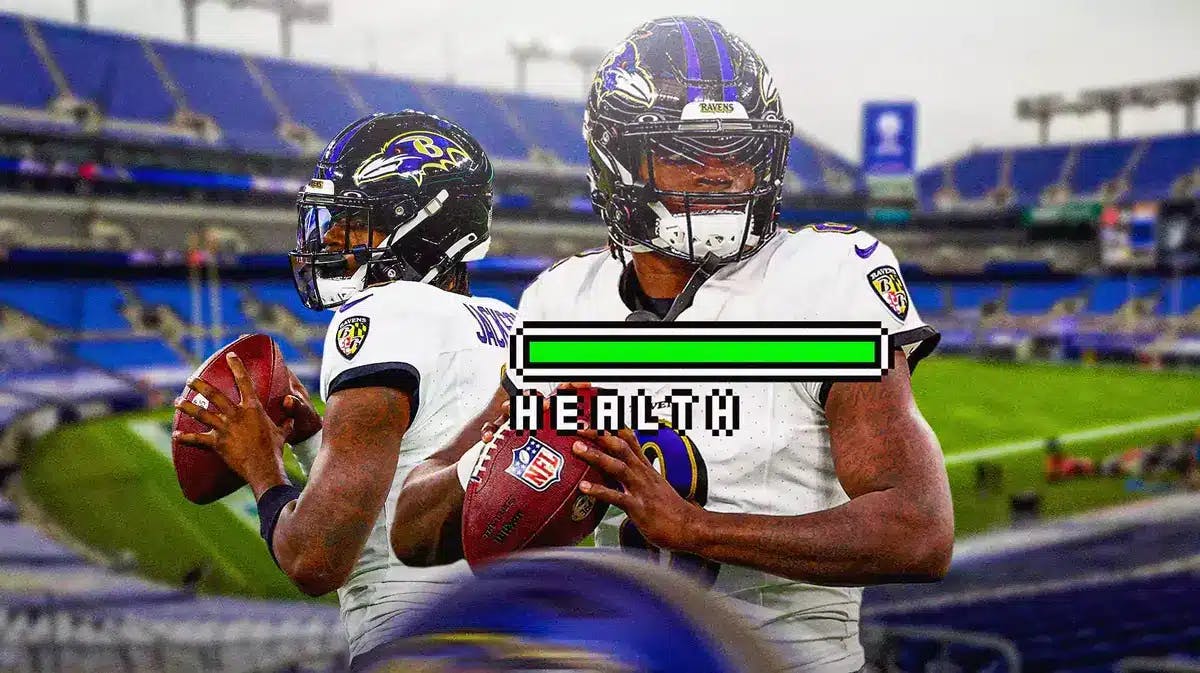 Ravens QB Lamar Jackson's health meter is all the way up