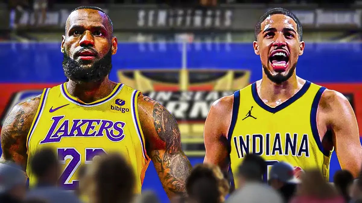LeBron James and the Lakers face Tyrese Haliburton and the Pacers for the in-season tournament title