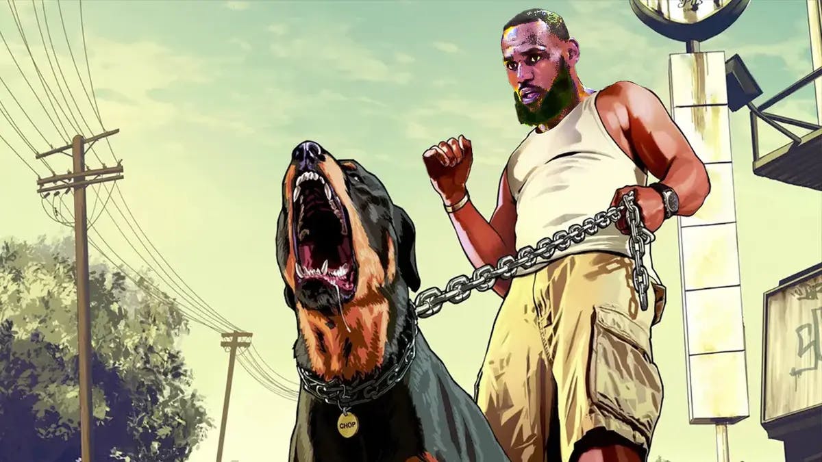 LeBron James (Lakers) as GTA 5’s Franklin