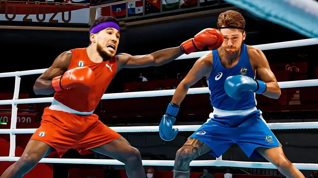 Luka Doncic and Devin Booker boxing