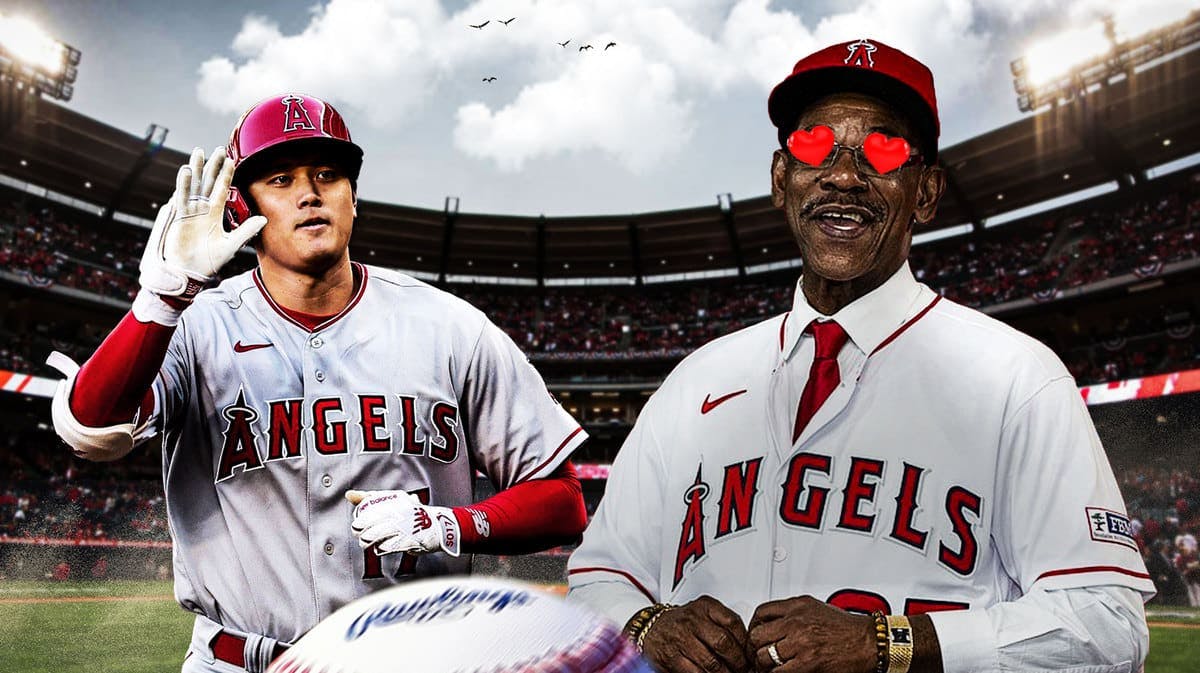 Los Angeles Angels slugger Shohei Ohtani and manager Ron Washington