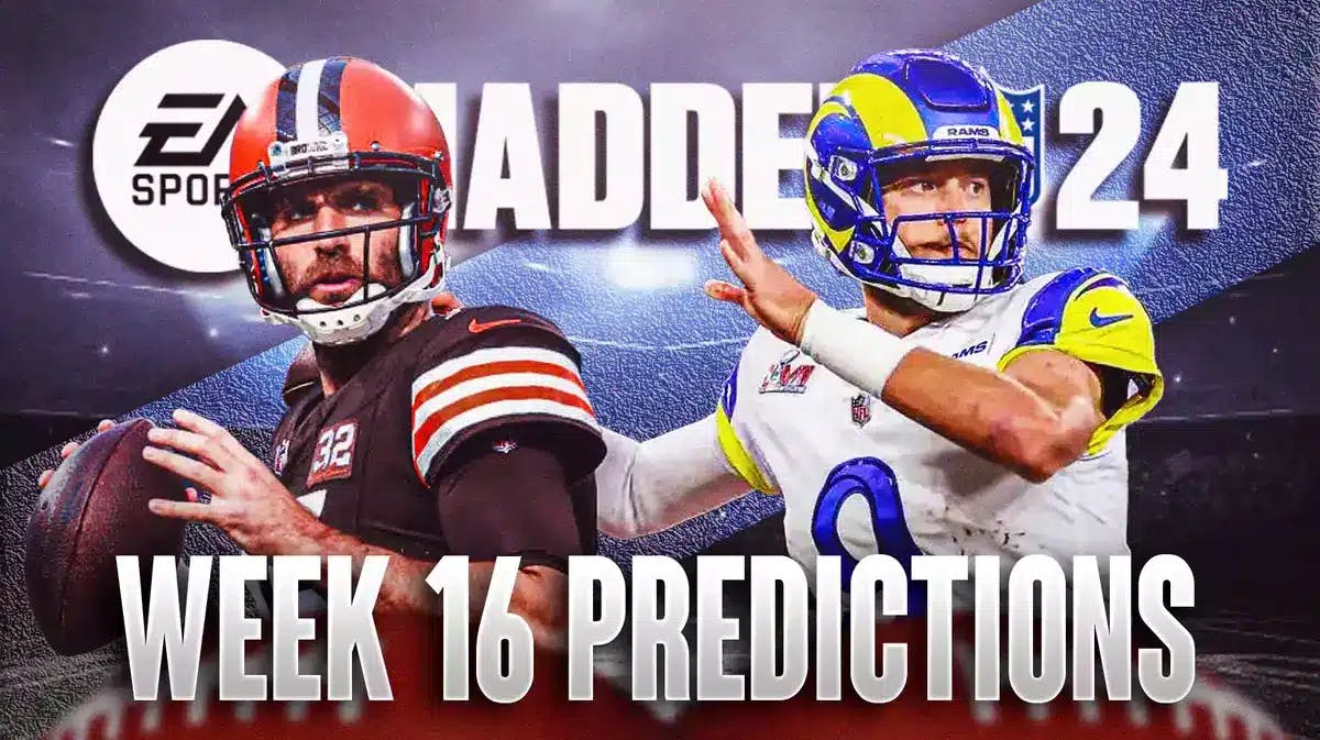 Madden 24 Simulates - NFL Week 16 Predictions