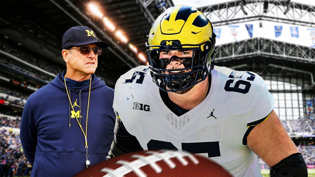 Michigan football's Zak Zinter had fans in their feelings upon his return to Indy